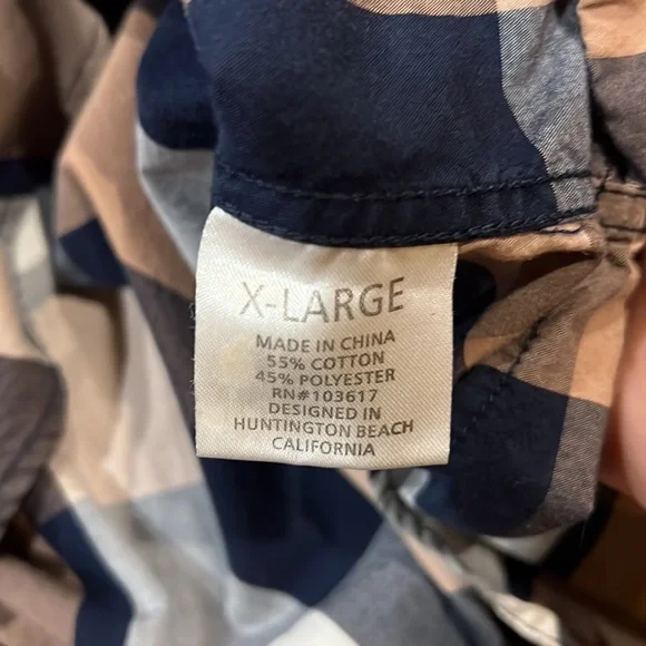 MEN’S Coastal brand snap up plaid long sleeved shirt. Size XL - Picture 6 of 6